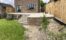 Winchester porcelain patio, landscaping, retaining wall